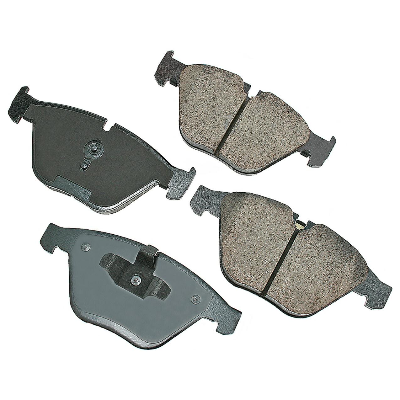 BMW Disc Brake Pad Set – Front (Ceramic) (EURO) 34116790759 – Akebono Euro Ultra-Premium EUR918A