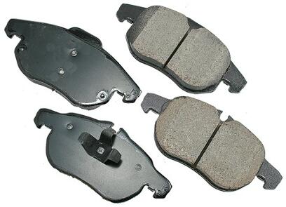 SAAB Disc Brake Pad Set – Front (285mm) (302mm) 99900004 – Akebono Euro Ultra-Premium EUR972