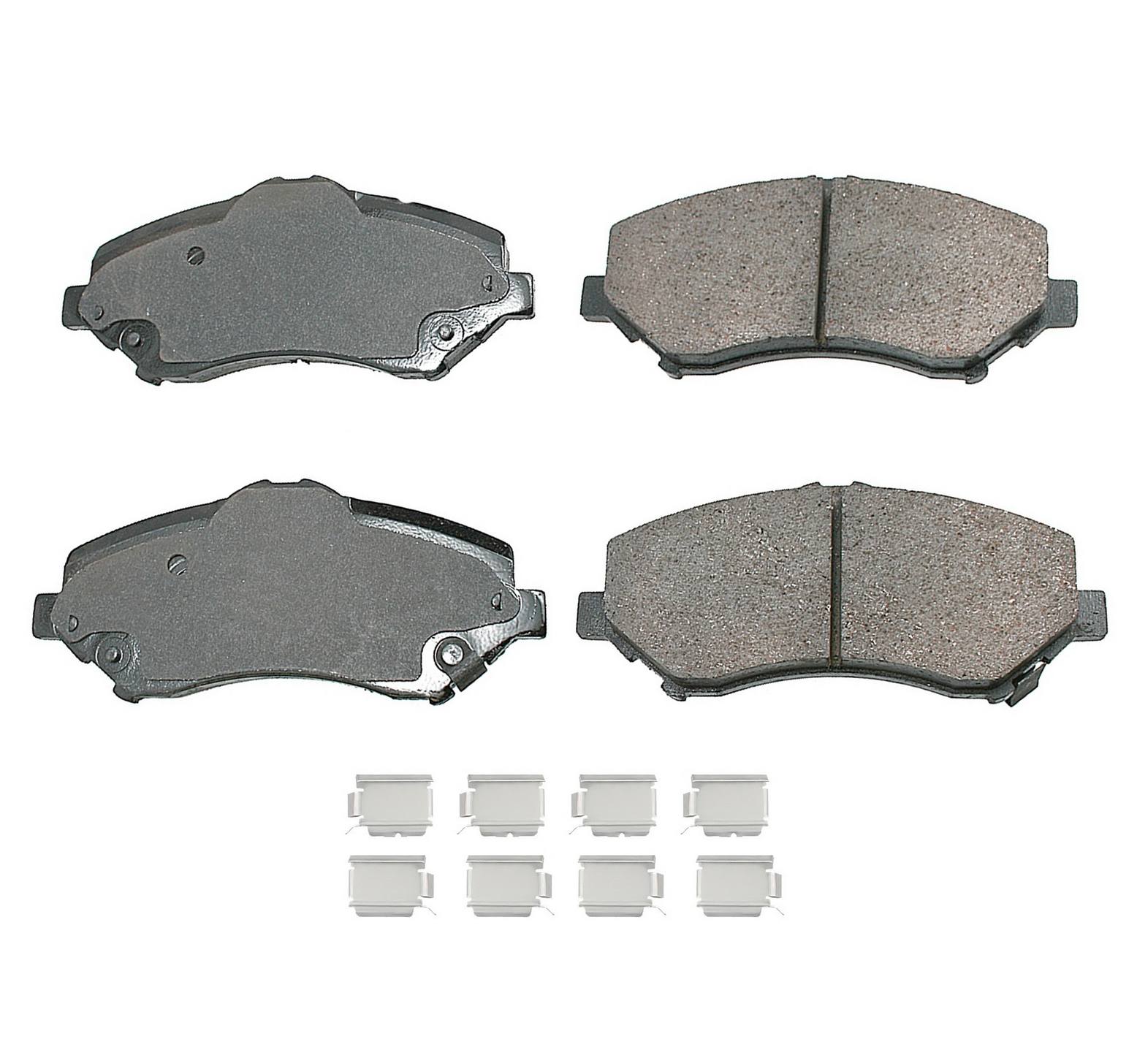 Volkswagen Disc Brake Pad and Rotor Kit – Front (302mm) (Drilled) (Ceramic) – Akebono Performance 4779783AB