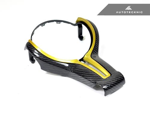 AutoTecknic F-Chassis M Vehicles - Carbon Fiber Outer Steering Wheel Trim