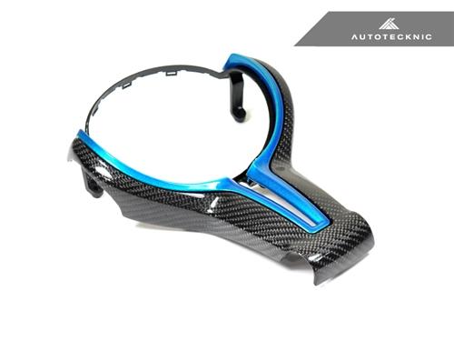 AutoTecknic F-Chassis M Vehicles - Carbon Fiber Outer Steering Wheel Trim