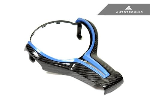 AutoTecknic F-Chassis M Vehicles - Carbon Fiber Outer Steering Wheel Trim