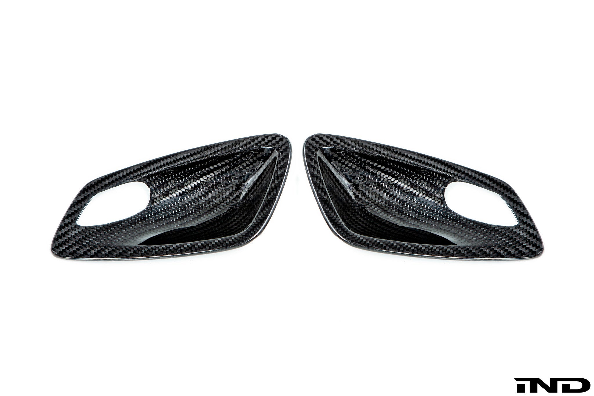 Autotecknic E9X M3 / 3-Series Dry Carbon Interior Door Handle Trim Set