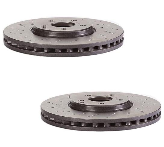 Brembo Brake Pads and Rotors Kit – Front and Rear (330mm/300mm) (Low-Met)