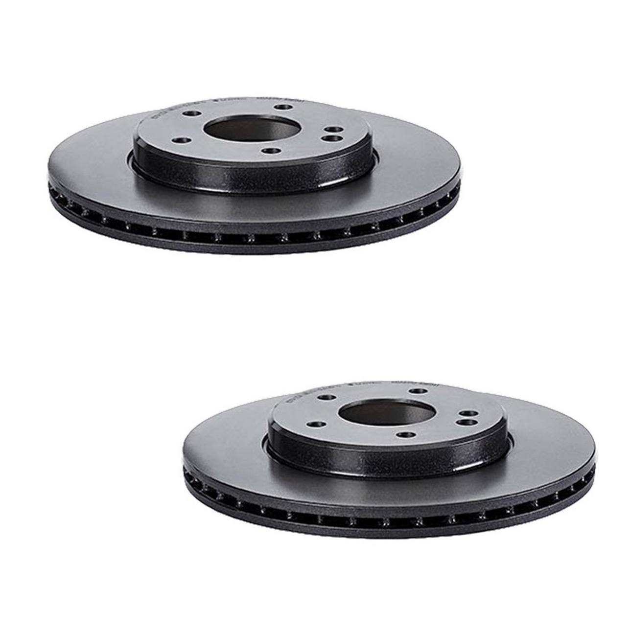 Mercedes Brakes Kit – Pads & Rotors Front and Rear (248mm/258mm) (Ceramic) 202423001264 – Brembo 1598048KIT