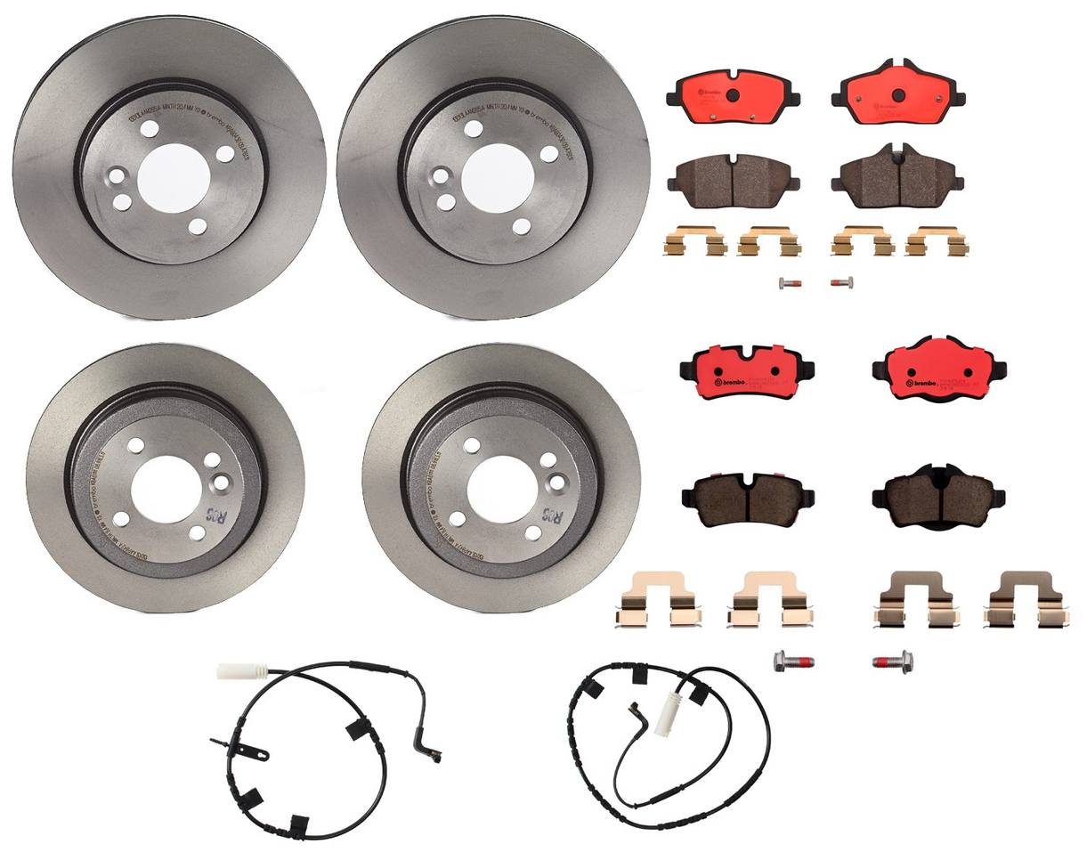 Mini Disc Brake Pad and Rotor Kit – Front and Rear (280mm/259mm) (Ceramic) 34116858651