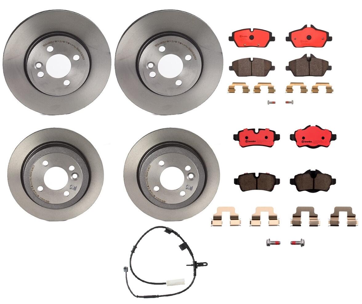 Brembo Brake Pads and Rotors Kit – Front and Rear (280mm/259mm) (Ceramic)