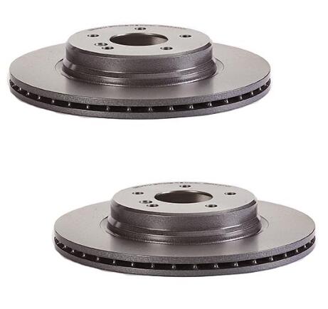 Mercedes Brakes Kit – Pads & Rotors Front and Rear (345mm/300mm) (Ceramic) 210423081264 – Brembo 1598931KIT