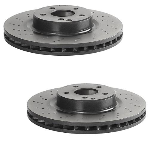 Brembo Brake Pads and Rotors Kit – Front and Rear (330mm/300mm) (Ceramic)