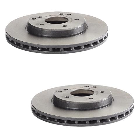 Brembo Brake Pads and Rotors Kit – Front and Rear (288mm/278mm) (Low-Met)