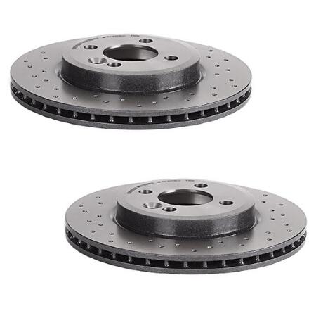 Brembo Brake Pads and Rotors Kit – Front and Rear (280mm/259mm) (Xtra) (Ceramic)