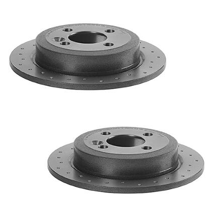 Brembo Brake Pads and Rotors Kit – Front and Rear (280mm/259mm) (Xtra) (Ceramic)