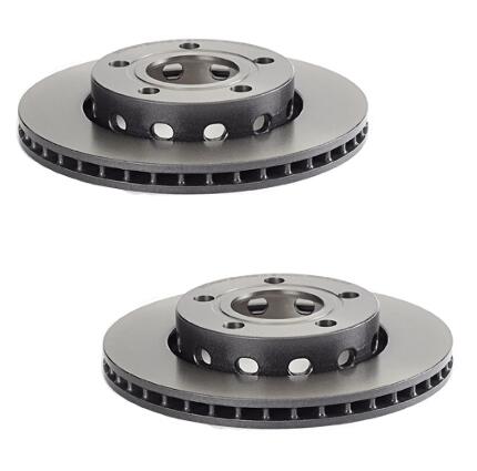 Brembo Brake Pads and Rotors Kit – Front and Rear (320mm/256mm) (Low-Met)