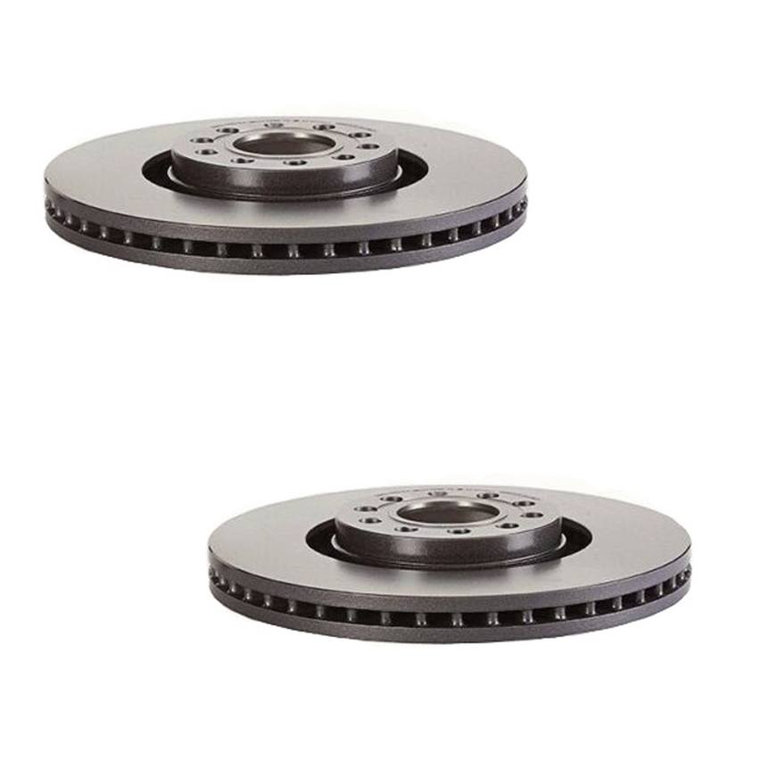 Brembo Brake Pads and Rotors Kit – Front and Rear (320mm/255mm) (Low-Met)