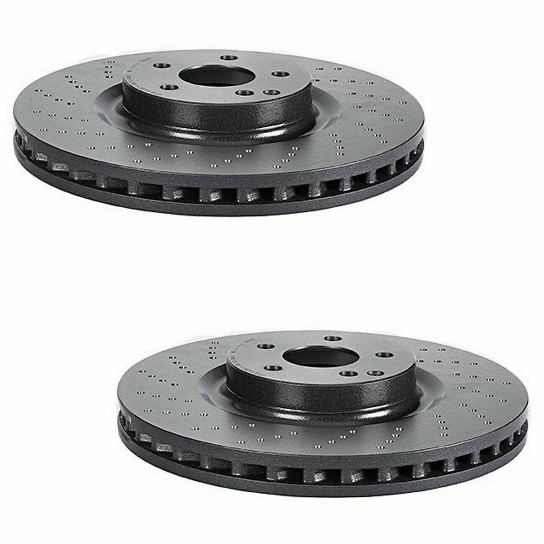 Brembo Brake Pads and Rotors Kit – Front and Rear (360mm/330mm) (Low-Met)