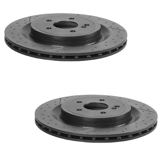 Brembo Brake Pads and Rotors Kit – Front and Rear (360mm/330mm) (Ceramic)