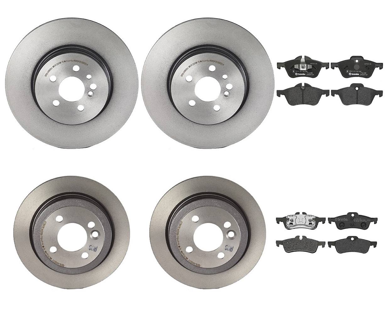 Mini Disc Brake Pad and Rotor Kit – Front and Rear (276mm/259mm) (Low-Met) 34111502891