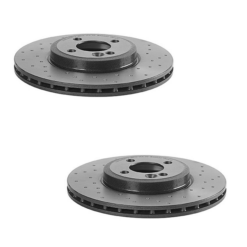 Brembo Brake Pads and Rotors Kit – Front and Rear (294mm/259mm) (Low-Met)