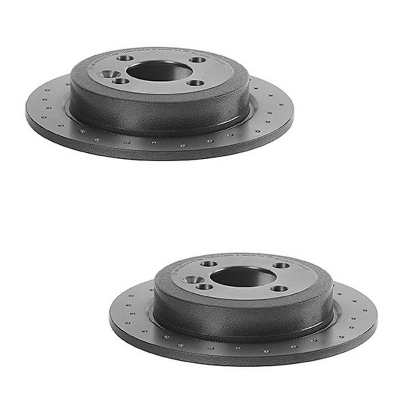 Brembo Brake Pads and Rotors Kit – Front and Rear (294mm/259mm) (Low-Met)