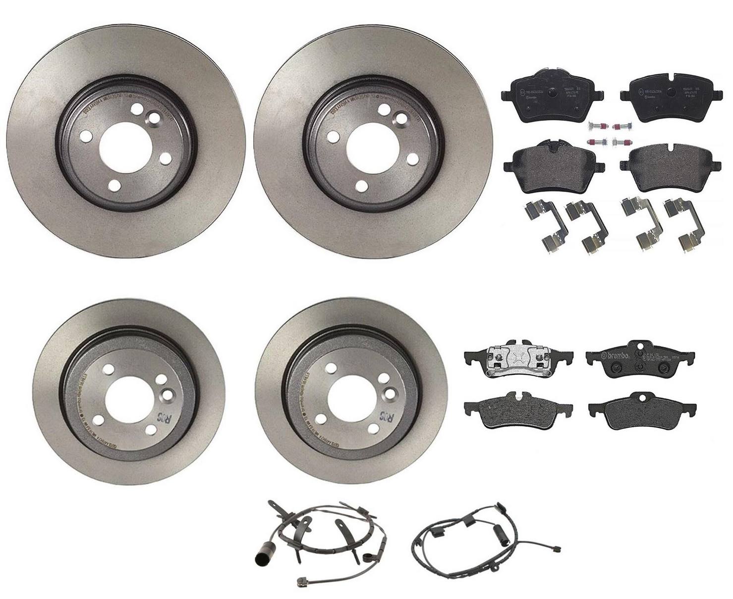 Brembo Brake Pads and Rotors Kit – Front and Rear