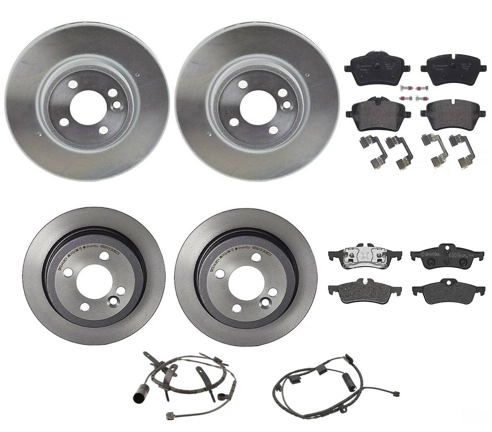 Mini Disc Brake Pad and Rotor Kit -Front and Rear (294mm/259mm) (Low-Met) 34116858652