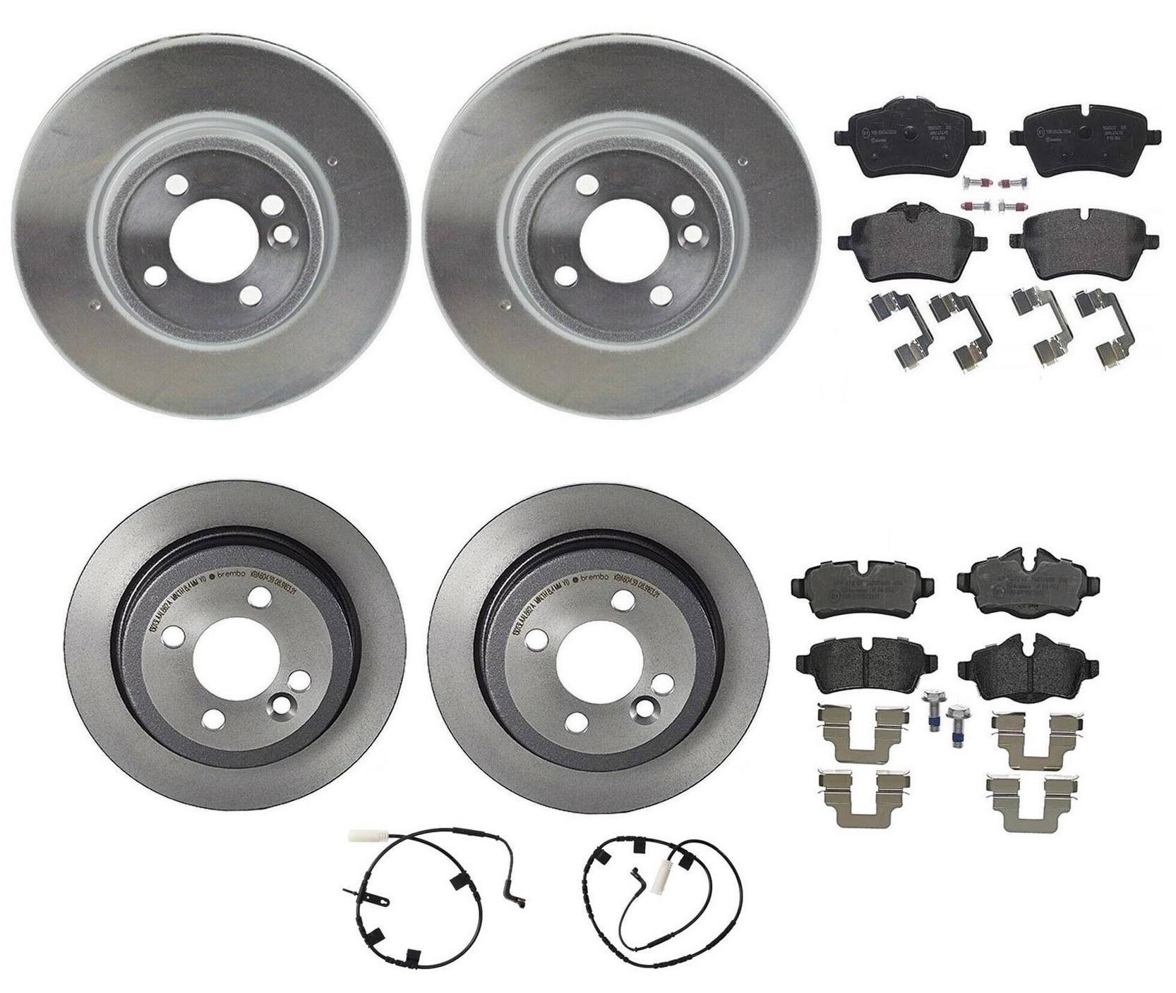 Brembo Brake Pads and Rotors Kit – Front and Rear