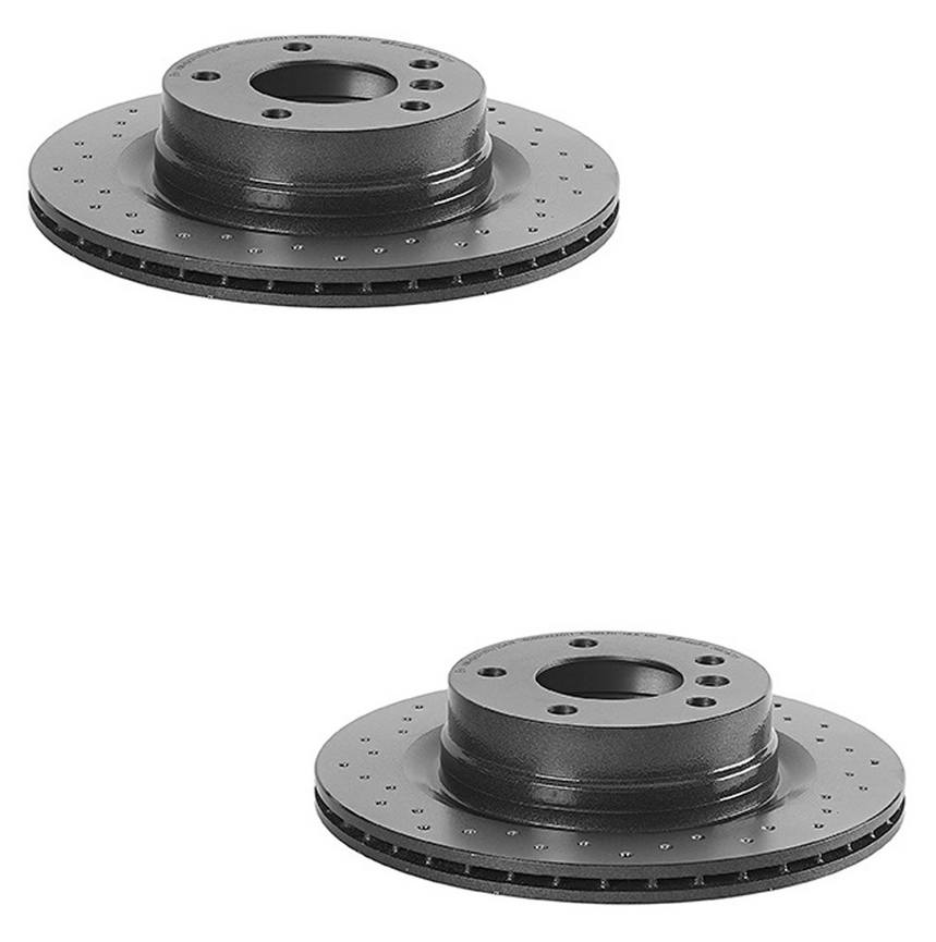 Brembo Brake Pads and Rotors Kit – Front and Rear