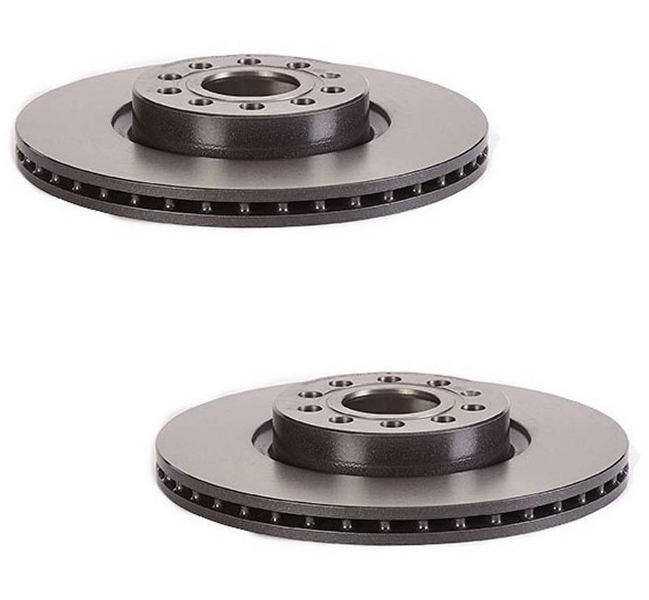 Audi Brake Kit – Pads and Rotors Front and Rear (312mm/272mm) (Ceramic) 8V0698151G – Brembo 4085512KIT