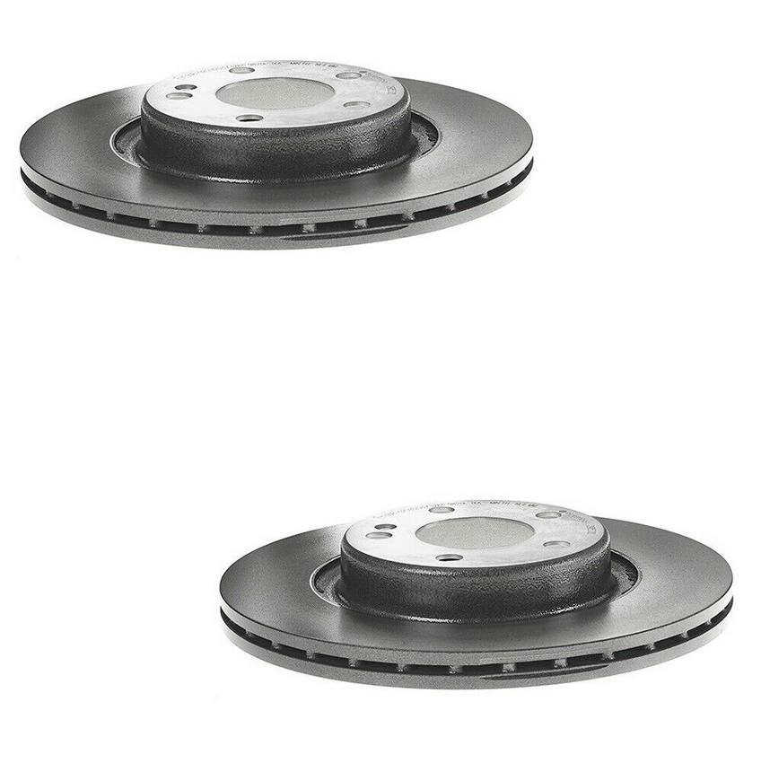 Mercedes Brakes Kit – Pads & Rotors Front and Rear (330mm/300mm) (Ceramic) 1695401617 – Brembo 4166780KIT