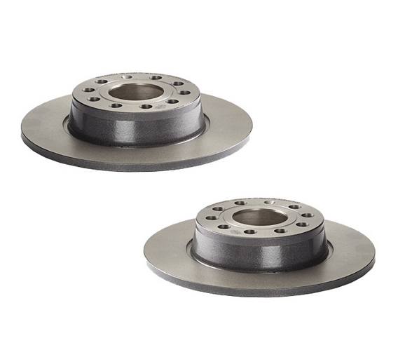 VW Brakes Kit – Pads & Rotors Front and Rear (312mm/272mm) (Ceramic) 8J0698151C – Brembo 4166781KIT