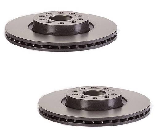 Audi Brake Kit – Pads and Rotors Front and Rear (312mm/286mm) (Ceramic) 8J0698151C – Brembo 4166816KIT