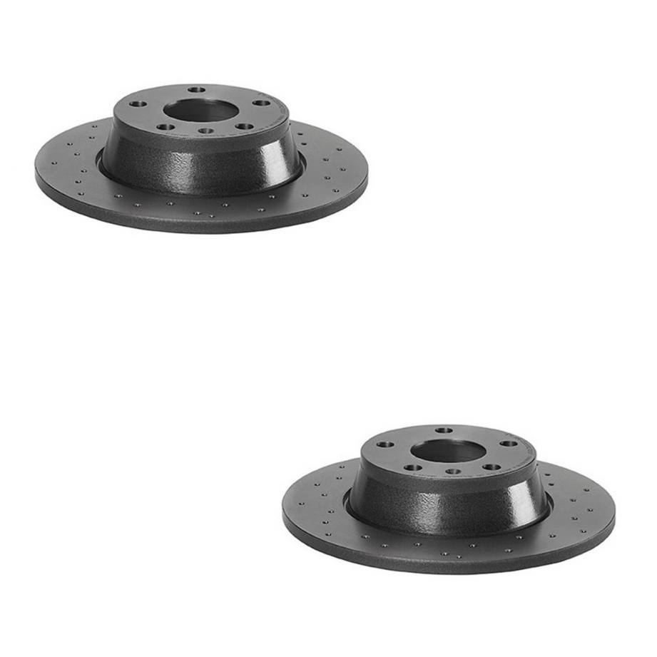 Audi Brake Kit – Pads and Rotors Front and Rear (312mm/286mm) (Ceramic) 8J0698151C – Brembo 4166828KIT