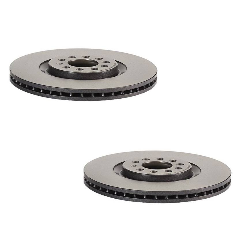 Audi Brake Kit – Pads and Rotors Front and Rear (312mm/239mm) (Ceramic) 8N0615301A – Brembo 4175551KIT