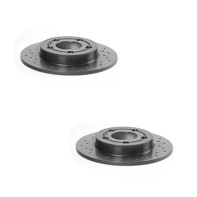 Audi Brake Kit – Pads and Rotors Front and Rear (312mm/239mm) (Ceramic) 8N0615301A – Brembo 4175559KIT