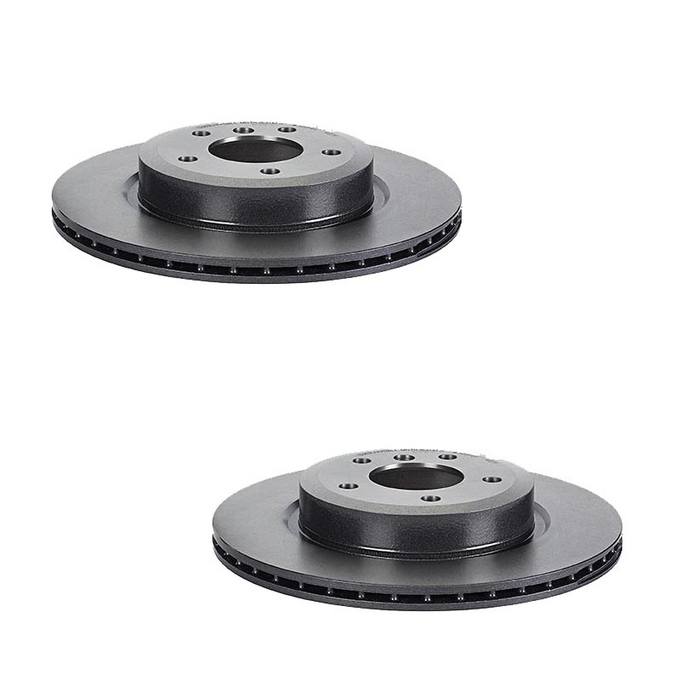 Brembo Brake Pads and Rotors Kit – Front and Rear (348mm/324mm) (Low-Met)