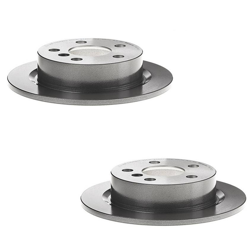 Brembo Brake Pads and Rotors Kit – Front and Rear (280mm/259mm) (Low-Met)