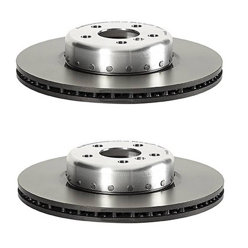 Brembo Brake Pads and Rotors Kit – Front and Rear (330mm/330mm) (Low-Met)