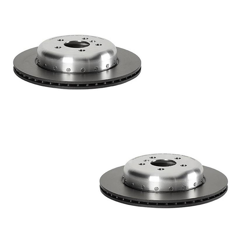 Brembo Brake Pads and Rotors Kit – Front and Rear (330mm/330mm) (Low-Met)