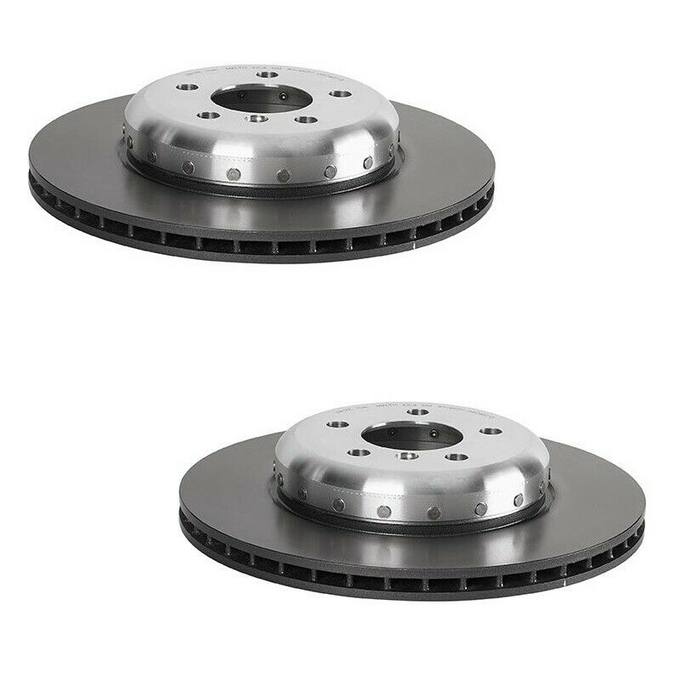 Brembo Brake Pads and Rotors Kit – Front and Rear (370mm/345mm) (Low-Met)