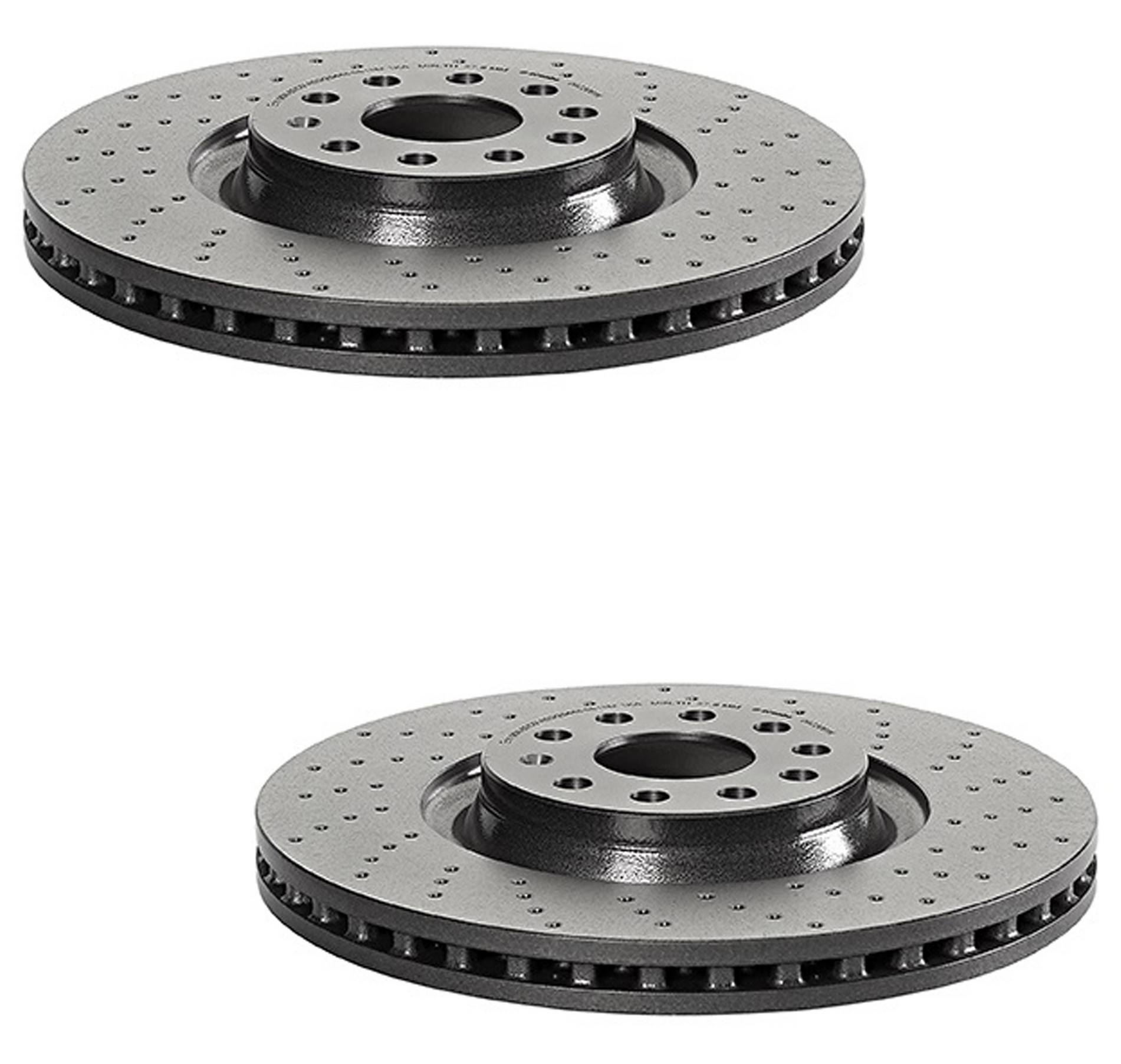 VW Brakes Kit – Pads & Rotors Front and Rear (340mm/310mm) (Low-Met) JZW698451M – Brembo 4189359KIT