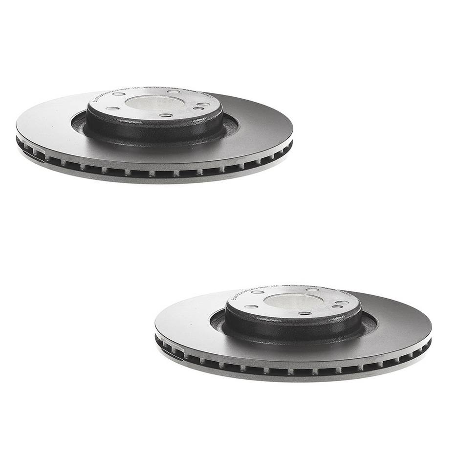 Mercedes Brakes Kit – Pads & Rotors Front and Rear (342mm/320mm) (Ceramic) 1695401617 – Brembo 4189622KIT