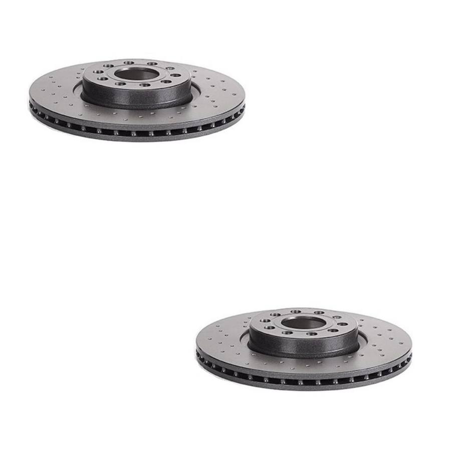 Audi Brake Kit – Pads and Rotors Front and Rear (312mm/272mm) (Ceramic) 8V0698451F – Brembo 4189999KIT