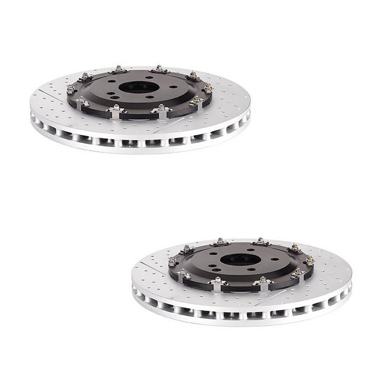 Mercedes Brakes Kit – Pads & Rotors Front and Rear (360mm/330mm) (Low-Met) 005420392041 – Brembo 4191380KIT