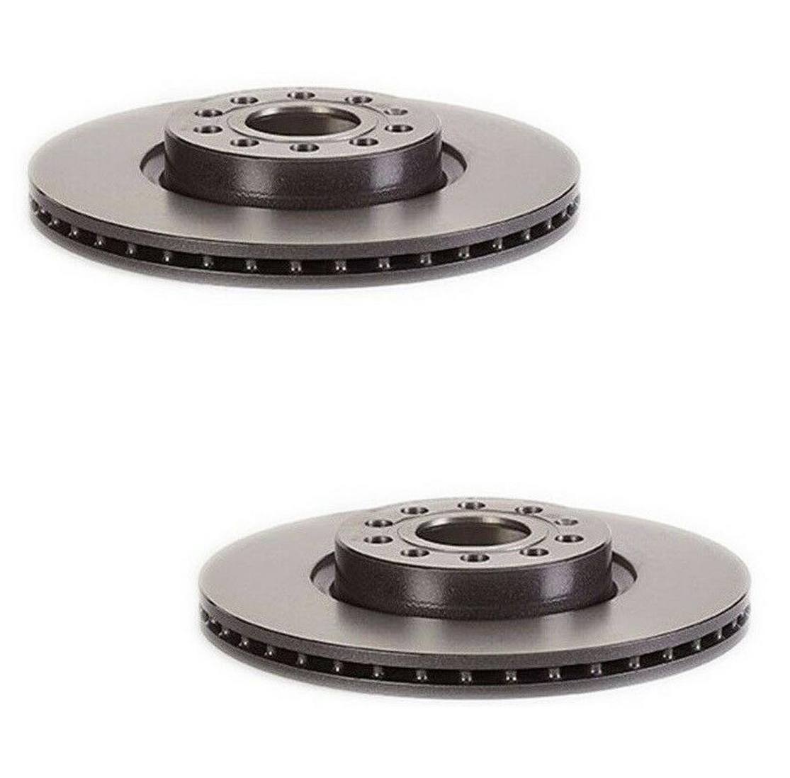 Brembo Brake Pads and Rotors Kit – Front and Rear (312mm/282mm) (Low-Met)