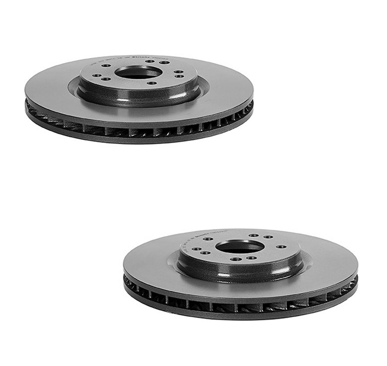 Mercedes Brakes Kit – Pads & Rotors Front and Rear (320mm/300mm) (Low-Met) 129423031264 – Brembo 4195362KIT