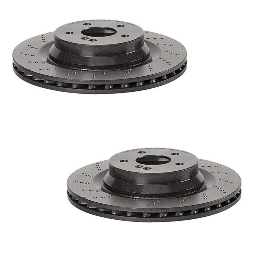 Brembo Brake Pads and Rotors Kit – Front and Rear (360mm/330mm) (Low-Met)