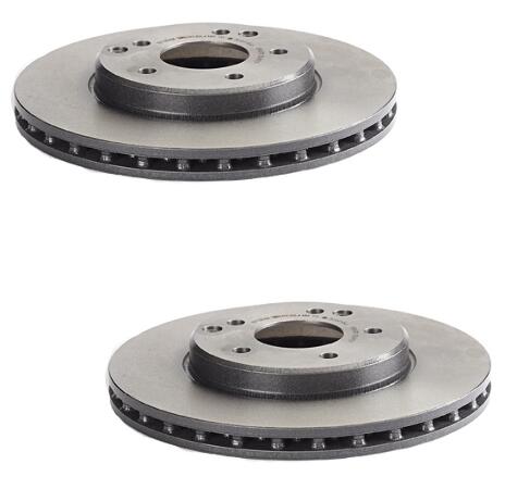 Brembo Brake Pads and Rotors Kit – Front (288mm) (Low-Met)