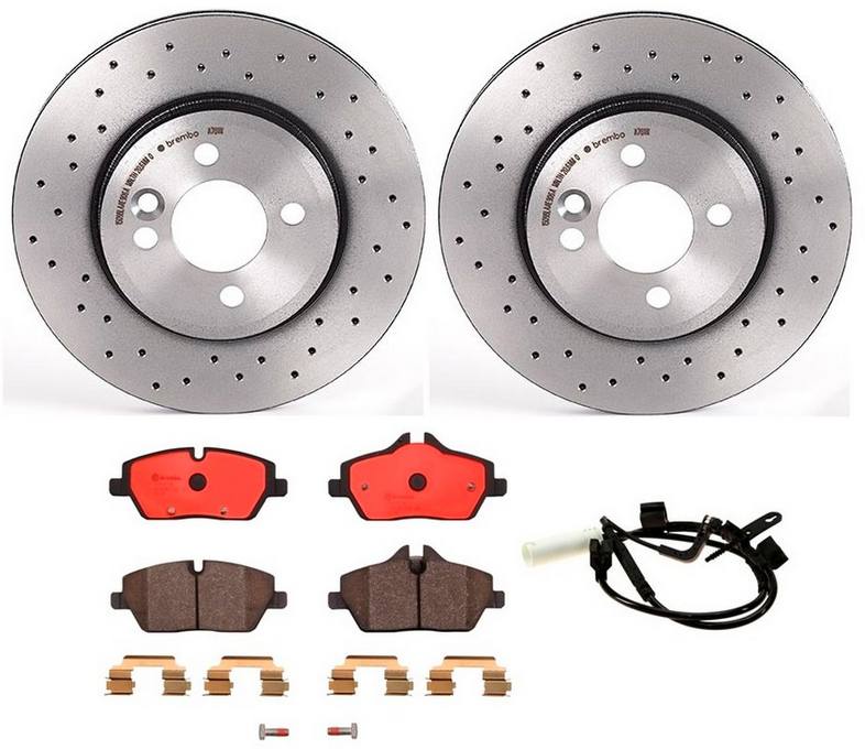 Mini Disc Brake Pad and Rotor Kit – Front (280mm) (Xtra) (Ceramic) 34116858651