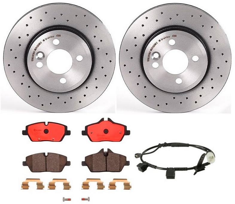 Mini Disc Brake Pad and Rotor Kit – Front (280mm) (Xtra) (Ceramic) 34116858651