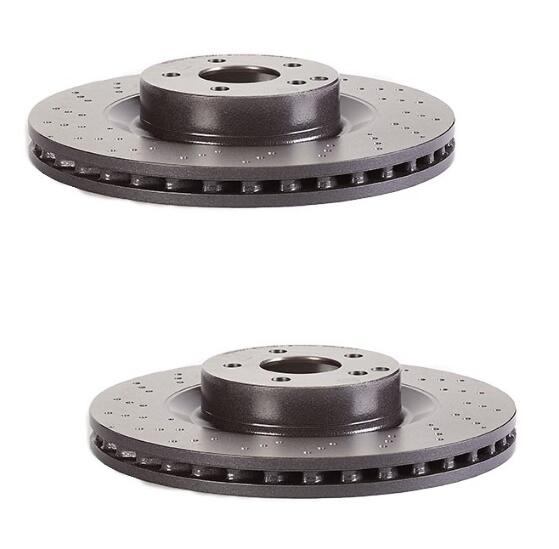 Brembo Brake Pads and Rotors Kit – Front (350mm) (Ceramic)